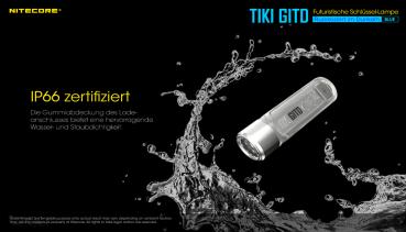 NITECORE TIKI GTID GLOW IN THE DARK BLUE